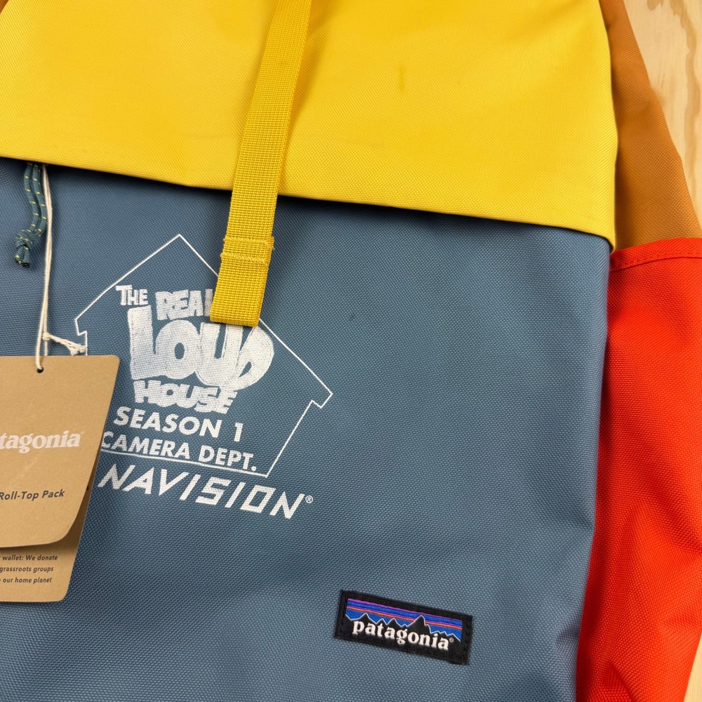 Patagonia Arbor Roll-Top Pack The Loud House Panavision Colorblock Backpack NWT - Picture 5 of 5